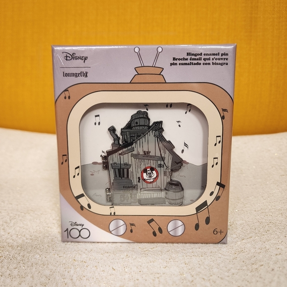 Loungefly Disney Mickey Mouse Club ClubHouse Hinged 100th Limited Edition Pin - Picture 2 of 9